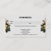  Dog Sitter Groomer Pet Care Afspraak Visitekaartje (Achterkant)