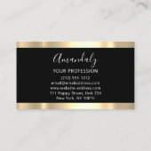 Dog Sitter Pet Mode Boutique Basset Silver Gray Visitekaartje (Achterkant)