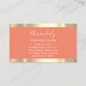 Dog Sitter Pet Mode Boutique Care Basset Coral Visitekaartje (Achterkant)