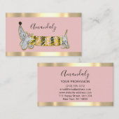 Dog Sitter Pet's Mode Boutique Care Roos Visitekaartje (Voorkant / Achterkant)