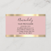 Dog Sitter Pet's Mode Boutique Care Roos Visitekaartje (Achterkant)