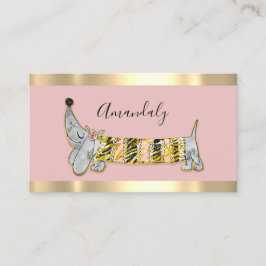 Dog Sitter Pet's Mode Boutique Care Roos Visitekaartje