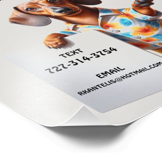 Dog Sitter Poster (Hoek)