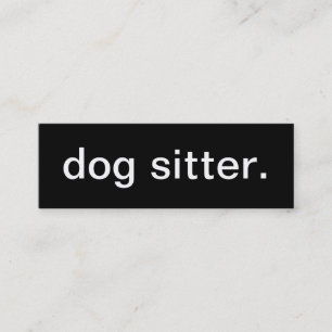 Dog Sitter Visitekaartje