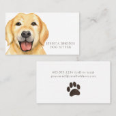 Dog Sitter Visitekaartje (Voorkant / Achterkant)