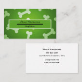 Dog Sitter Visitekaartje (Voorkant / Achterkant)