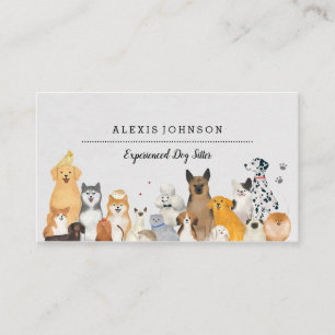 Dog Sitter Visitekaartjes