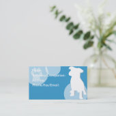 Dog Sitter/Walker Business Cards Visitekaartje (Staand voorkant)
