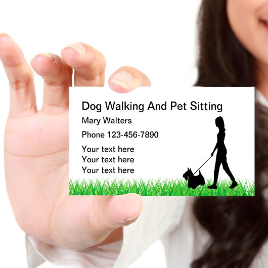 Dog Sitting and Dog Walking Visitekaartje