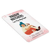 Dog Sitting Business Custom Magneet (Rechterzijde)