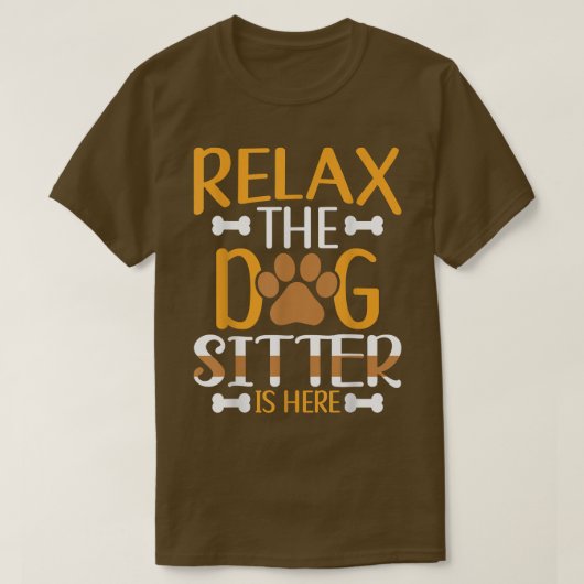 Dog Sitting Walker Sitter Pet Sitters T-Shirt Copy (Design voorkant)