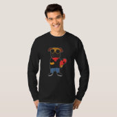 Dog Skateboarder Well Balanced Person T-shirt (Voorkant volledig)