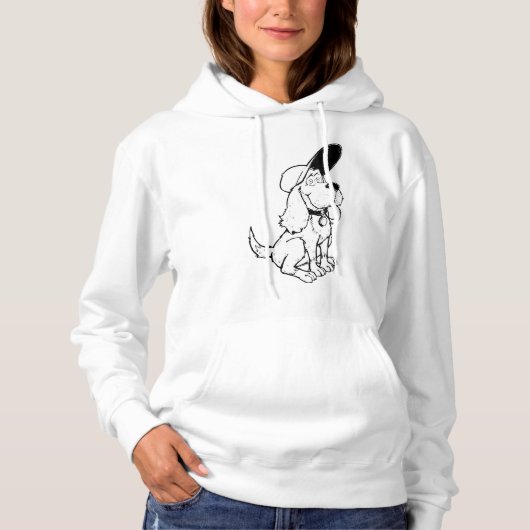 Dog Sketch Hoodie (Voorkant)