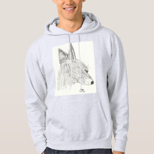 Dog Sketch Hoodie (Voorkant)