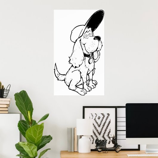 Dog Sketch Poster