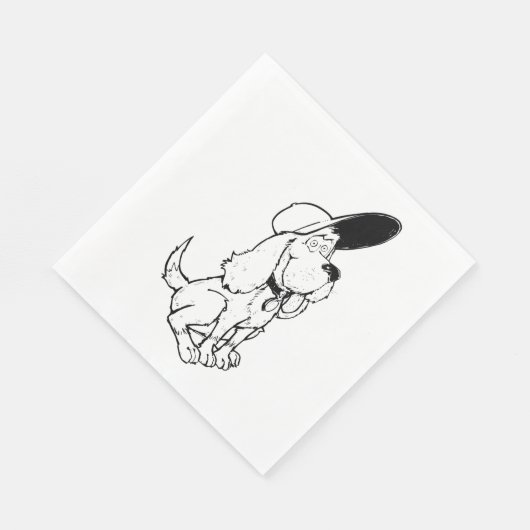 Dog Sketch Servet (Hoek)