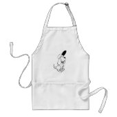 Dog Sketch Standaard Schort (Voorkant)