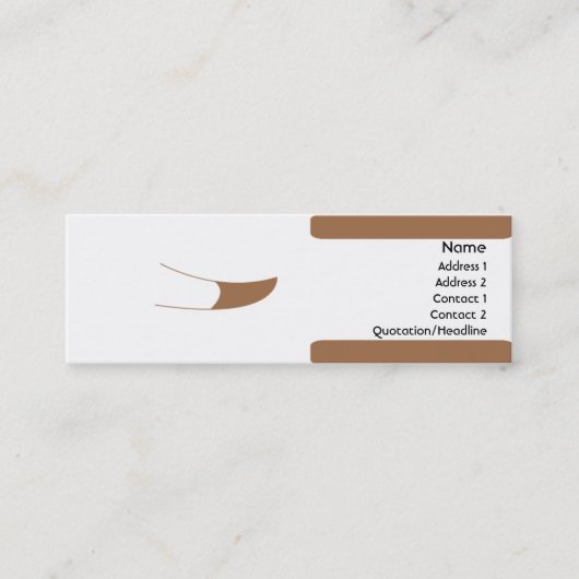 Dog - Skinny Mini Visitekaartje (Voorkant)