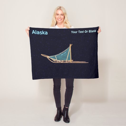 Dog Sled - Alaska Fleece Deken (In situ)