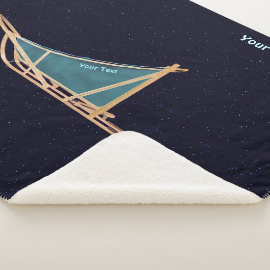 Dog Sled - Alaska Sherpa Deken (3/4)