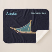 Dog Sled - Alaska Sherpa Deken (Voorkant (horizontaal))