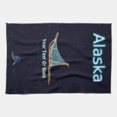 Dog Sled - Alaska Theedoek (Horizontaal)