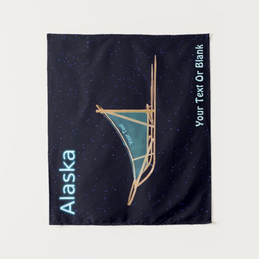 Dog Sled - Alaska Wandkleed (Voorkant)