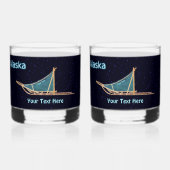 Dog Sled - Alaska Whisky Glas (Achterkant)