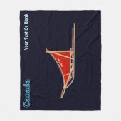 Dog Sled - Canada Fleece Deken (Voorkant)