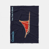 Dog Sled - Canada Fleece Deken (Voorkant)