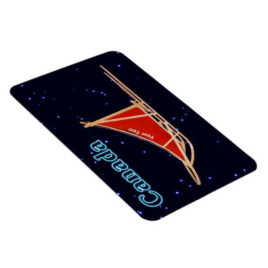 Dog Sled - Canada Magneet (Rechterzijde)