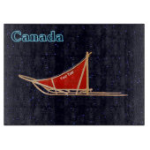 Dog Sled - Canada Snijplank (Voorkant)