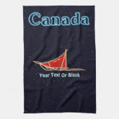 Dog Sled - Canada Theedoek (Verticaal)