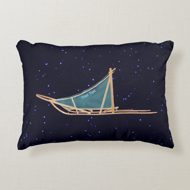 Dog Sled Decoratief Kussen (Voorkant)