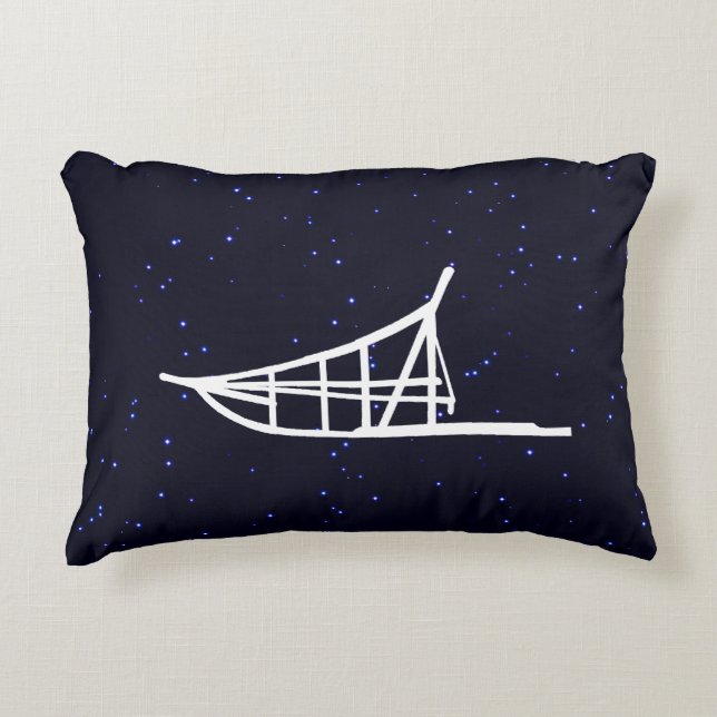 Dog Sled Decoratief Kussen (Voorkant)