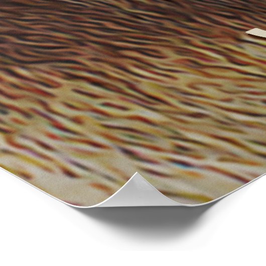 Dog Sled on Cariou Fur Poster (Hoek)