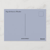 Dog Sled Team in Winter in Slovakia Briefkaart (Achterkant)