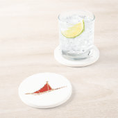 Dog Sled Zandsteen Onderzetter (Zijkant)