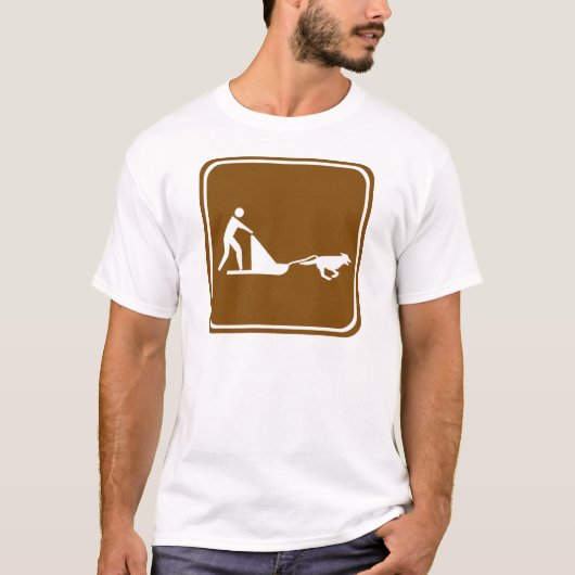 Dog-sledatie T-shirt (Voorkant)