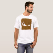 Dog-sledatie T-shirt (Voorkant volledig)