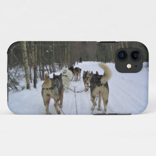 Dog Sledding in Quebec, Canada Case-Mate iPhone Case