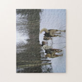 Dog Sledding in Quebec, Canada Legpuzzel (Verticaal)