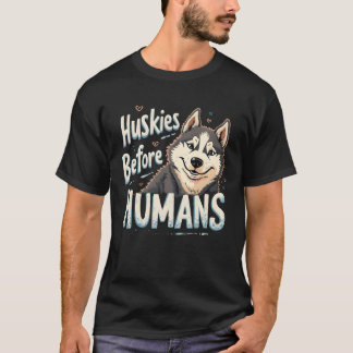 Dog Sledding Mushing Adventure Huskyeam Winterpret T-shirt