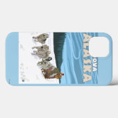 Dog Sledding Scene - Cordova, Alaska Case-Mate iPhone Case (Achterkant (horizontaal))