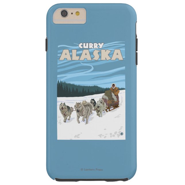 Dog Sledding Scene - Curry, Alaska Case-Mate iPhone Case (Achterkant)
