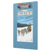 Dog Sledding Scene - Curry, Alaska Klembord (Links)