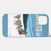 Dog Sledding Scene - Dawson, Alaska Case-Mate iPhone Case (Achterkant (horizontaal))