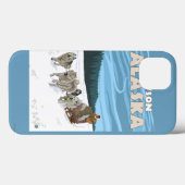 Dog Sledding Scene - Dawson, Alaska Case-Mate iPhone Case (Achterkant (horizontaal))