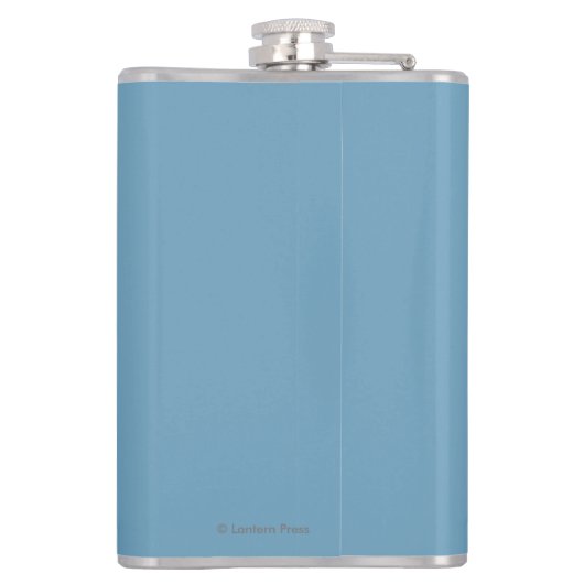 Dog Sledding Scene - Katmai, Alaska Heupfles (Achterkant)