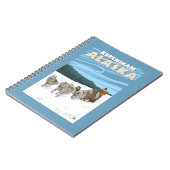 Dog Sledding Scene - Ketchikan, Alaska Notitieboek (Linkerzijde)